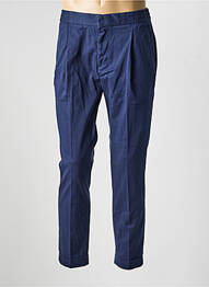 Pantalon chino fermeture zippée sous rabat avec crochet taille normale bleu DOCKERS homme