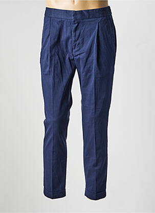 Pantalon chino fermeture zippée sous rabat avec crochet taille normale bleu DOCKERS homme