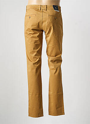 Pantalon chino tissage popeline taille normale marron FYNCH-HATTON homme