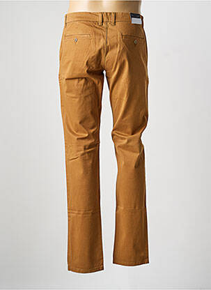 Pantalon chino tissage popeline taille normale marron FYNCH-HATTON homme
