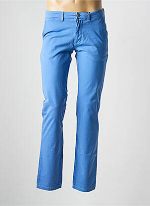 Pantalon chino stretch taille normale bleu FYNCH-HATTON homme