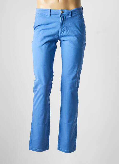Pantalon chino stretch taille normale bleu FYNCH-HATTON homme
