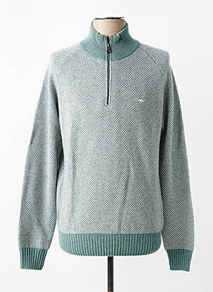 Pull stretch manches longues vert FYNCH-HATTON homme