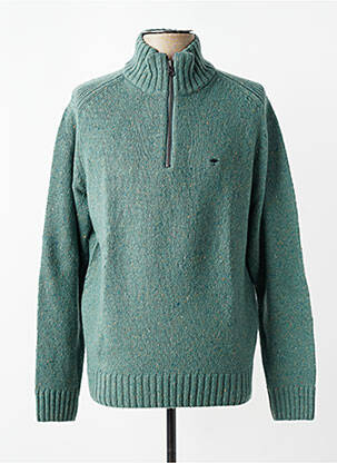 Pull stretch manches longues vert FYNCH-HATTON homme
