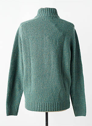 Pull stretch manches longues vert FYNCH-HATTON homme