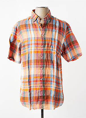 Chemise manches courtes poches orange FYNCH-HATTON homme