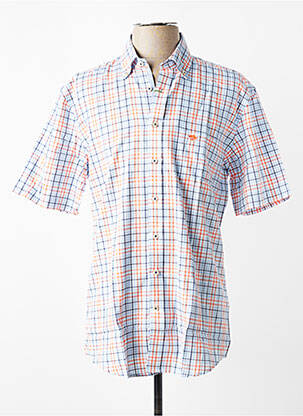 Chemise manches courtes poches orange FYNCH-HATTON homme