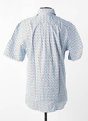Chemise manches courtes poches bleu FYNCH-HATTON homme