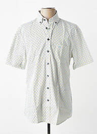 Chemise manches courtes poches jaune FYNCH-HATTON homme