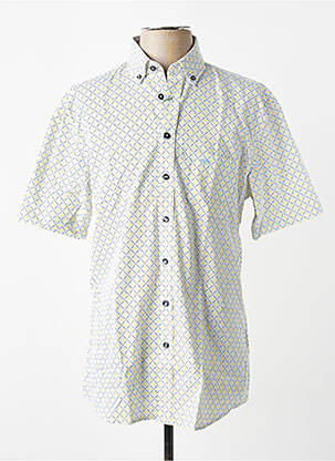 Chemise manches courtes poches jaune FYNCH-HATTON homme