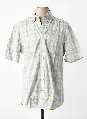 Chemise manches courtes poches vert FYNCH-HATTON homme