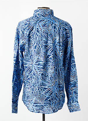 Chemise manches longues poches bleu FYNCH-HATTON homme