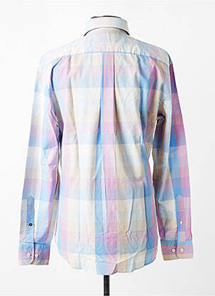 Chemise manches longues imprimé carreaux rose FYNCH-HATTON homme