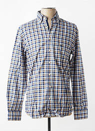 Chemise manches longues poches bleu FYNCH-HATTON homme