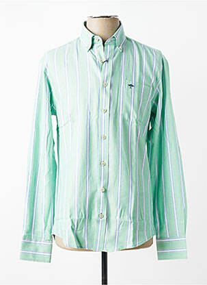Chemise manches longues coupe cintrée vert FYNCH-HATTON homme