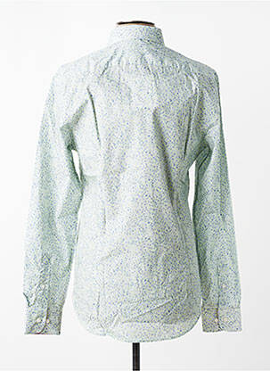 Chemise manches longues coupe cintrée vert VICOMTE ARTHUR homme