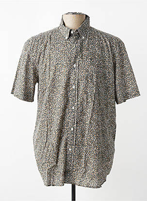 Chemise manches courtes poches vert EDEN PARK homme