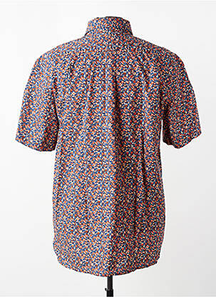 Chemise manches courtes poches bleu EDEN PARK homme