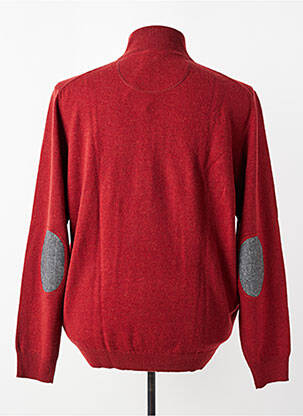 Pull stretch manches longues rouge FYNCH-HATTON homme