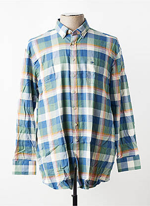 Chemise manches longues coupe droite vert FYNCH-HATTON homme