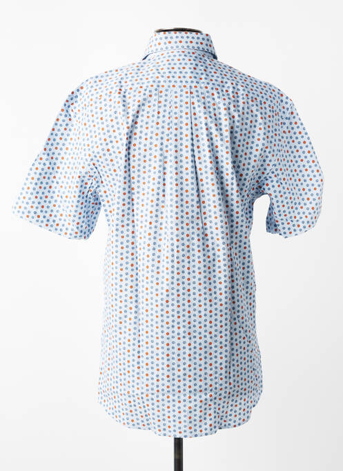 Chemise manches courtes poches bleu FYNCH-HATTON homme