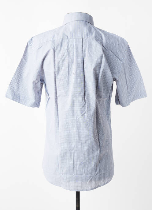 Chemise manches courtes poches bleu FYNCH-HATTON homme