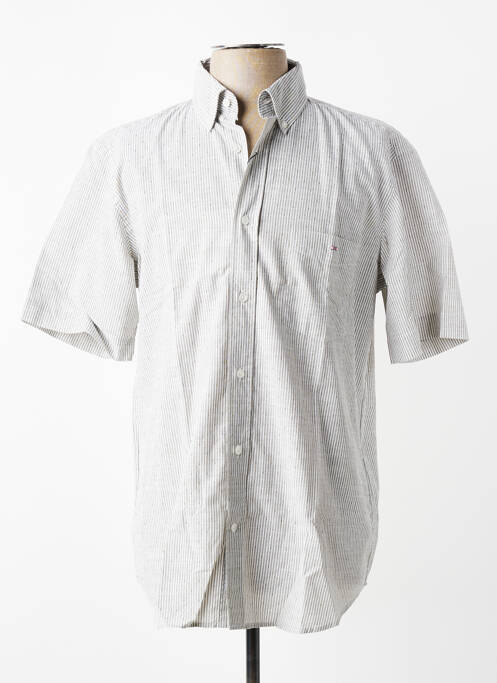 Chemise manches courtes poches vert EDEN PARK homme