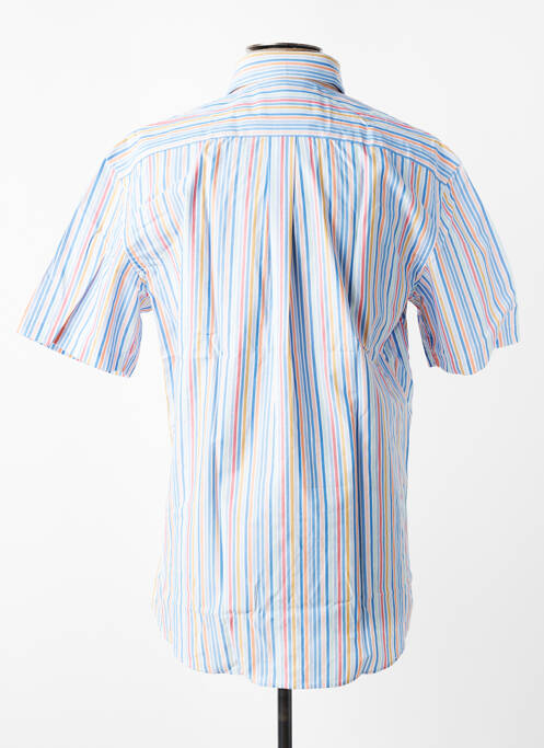 Chemise manches courtes poches bleu FYNCH-HATTON homme
