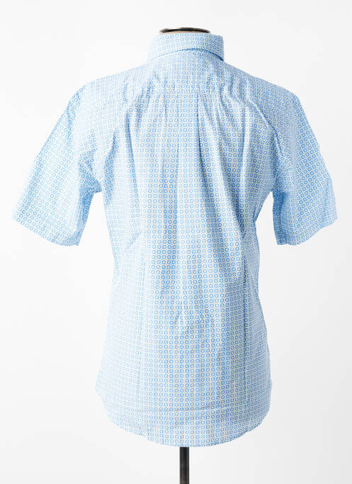 Chemise manches courtes poches bleu FYNCH-HATTON homme