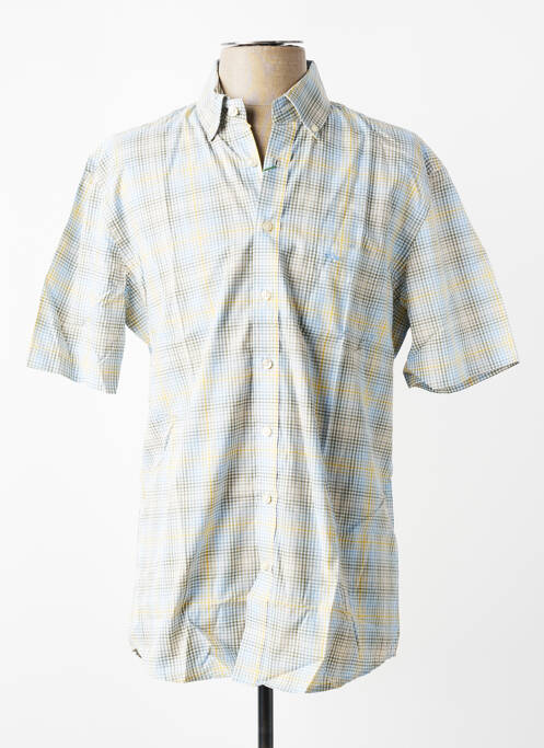 Chemise manches courtes poches vert FYNCH-HATTON homme