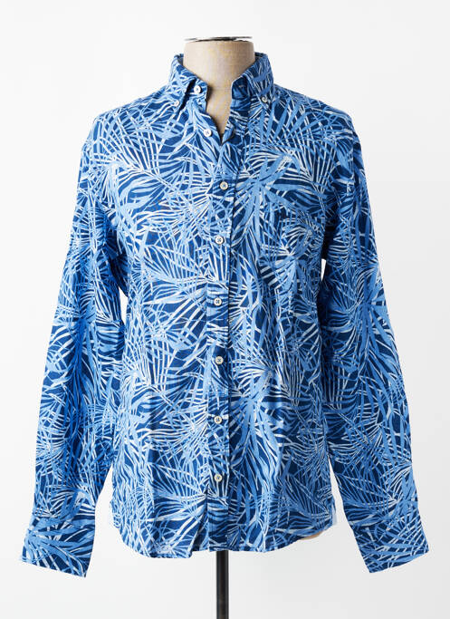 Chemise manches longues coupe cintrée bleu FYNCH-HATTON homme