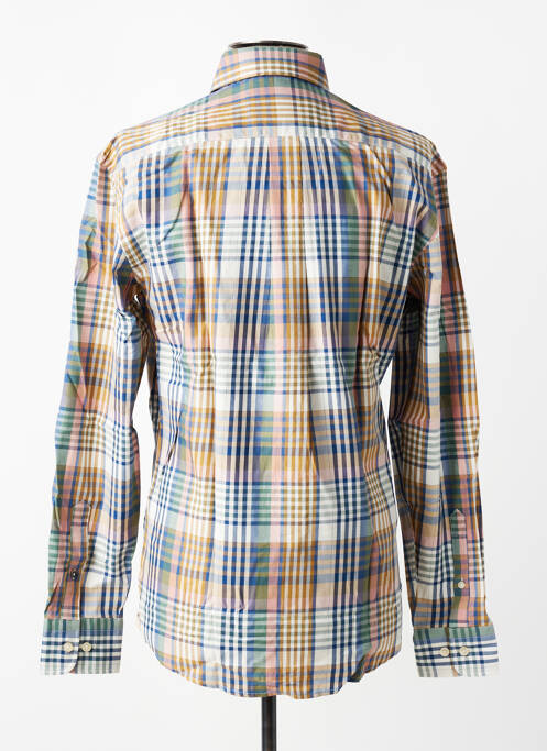 Chemise manches longues imprimé écossais marron FYNCH-HATTON homme