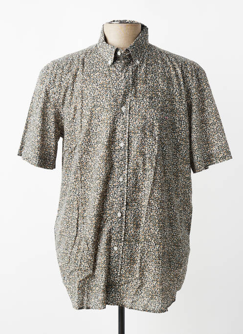 Chemise manches courtes poches vert EDEN PARK homme