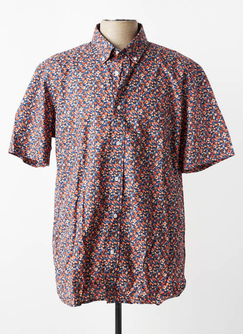 Chemise manches courtes poches bleu EDEN PARK homme
