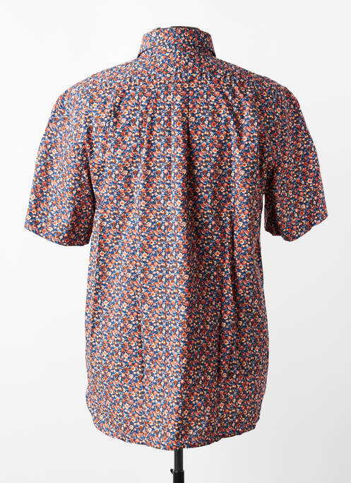 Chemise manches courtes poches bleu EDEN PARK homme