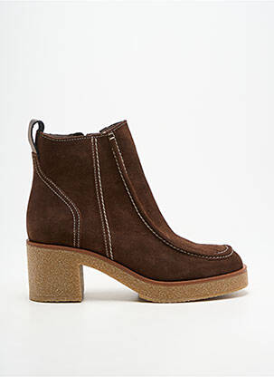 Bottines/boots talon bottier talon de 4 à 6cm marron MKD femme