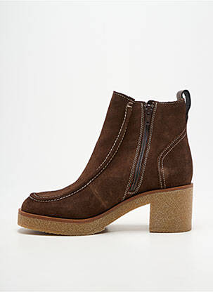Bottines/boots talon bottier talon de 4 à 6cm marron MKD femme