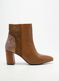 Bottines/boots bout pointu talon de 7 à 9cm marron L'ATELIER TROPÉZIEN femme