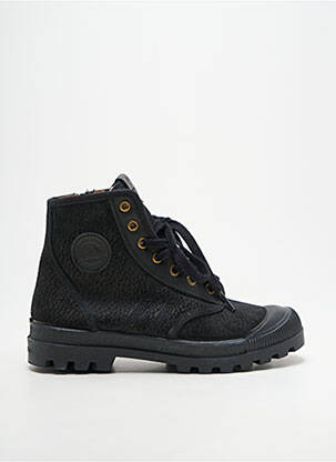 Bottines/boots fourrée talon plat jusqu'à 3cm noir PATAUGAS femme