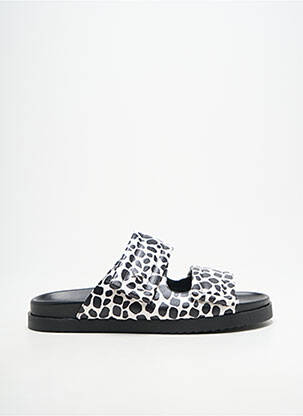 Mules/sabots bout ouvert talon plat jusqu'à 3cm blanc PATRIZIA PEPE femme
