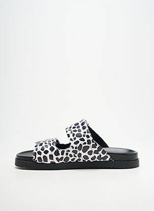 Mules/sabots bout ouvert talon plat jusqu'à 3cm blanc PATRIZIA PEPE femme
