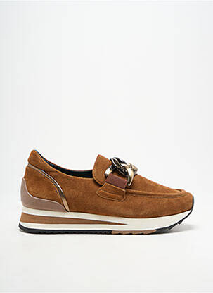 Mocassins bout rond talon de 4 à 6cm marron ADIGE femme