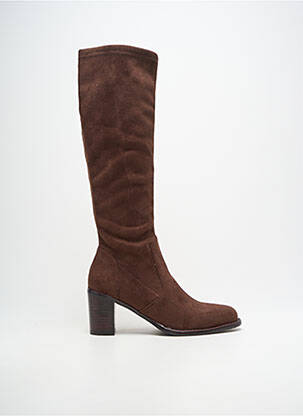 Bottes talon bottier talon de 4 à 6cm marron ADIGE femme