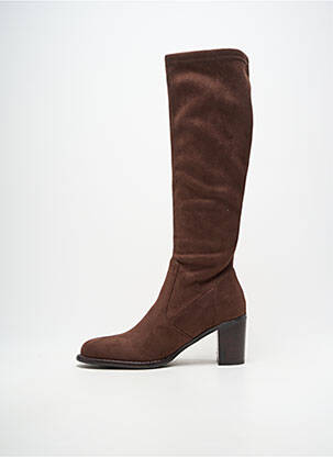 Bottes talon bottier talon de 4 à 6cm marron ADIGE femme