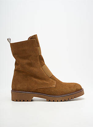 Bottines/boots talon bas talon plat jusqu'à 3cm marron REQINS femme