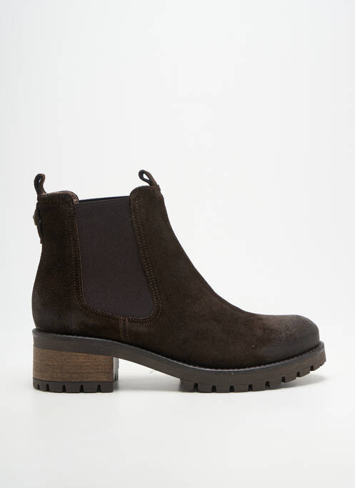 Bottines/boots talon bas talon de 4 à 6cm marron MINKA DESIGN femme