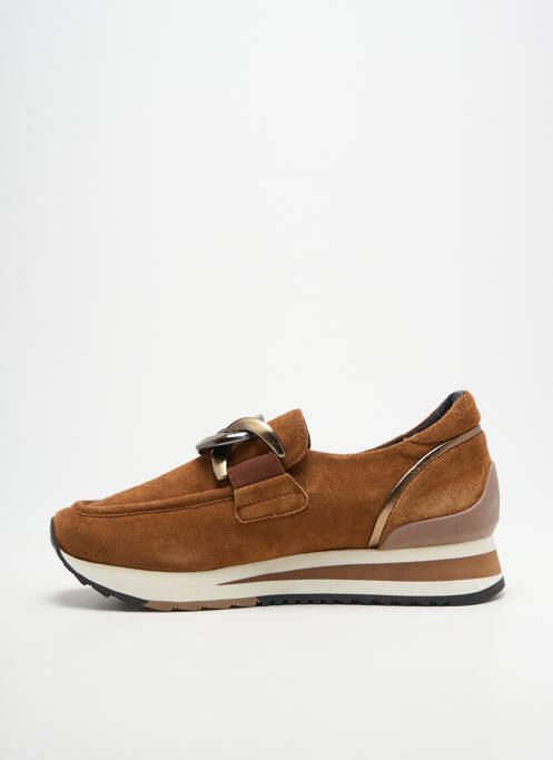Mocassins bout rond talon de 4 à 6cm marron ADIGE femme