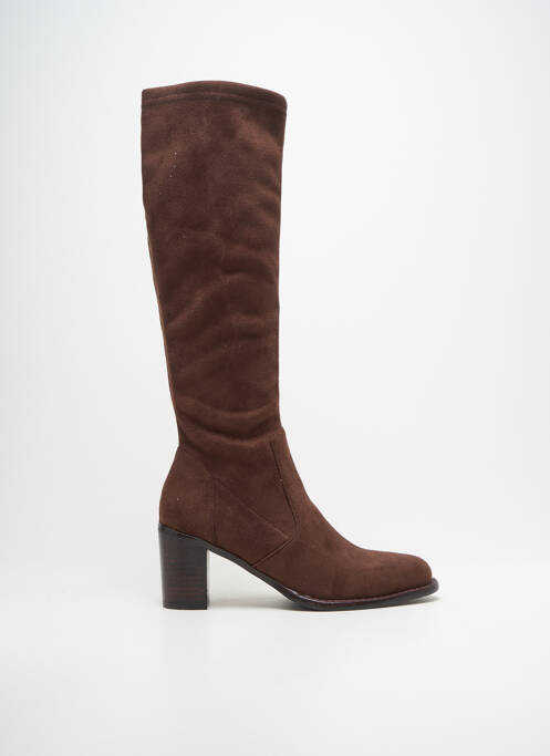 Bottes talon bottier talon de 4 à 6cm marron ADIGE femme