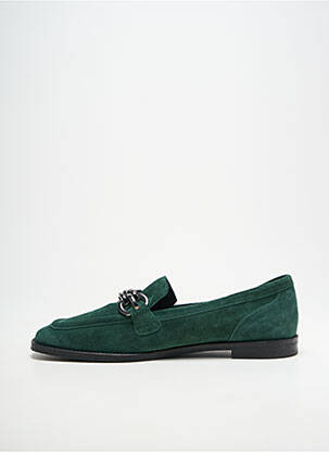 Mocassins talon bas talon plat jusqu'à 3cm vert ADIGE femme