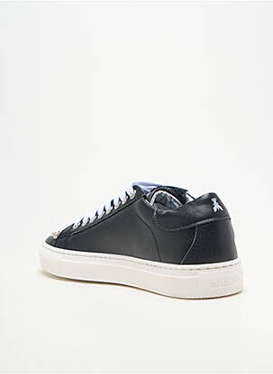 Baskets bout rond talon plat jusqu'à 3cm noir PATRIZIA PEPE femme